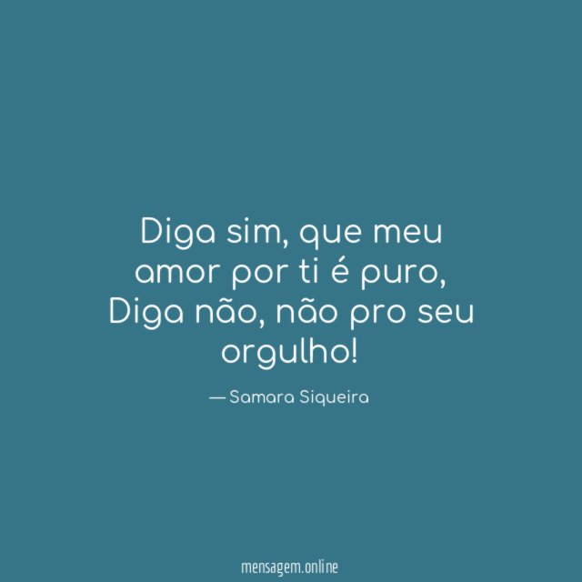 Diga sim