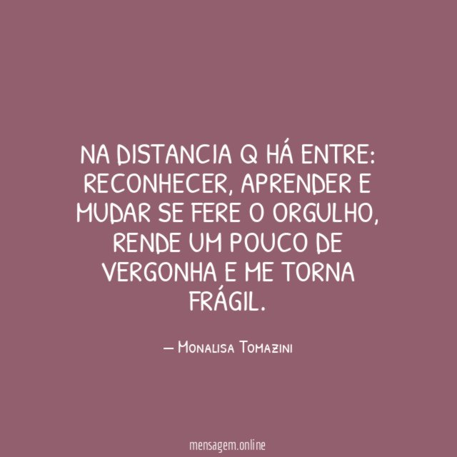Na distancia q há entre