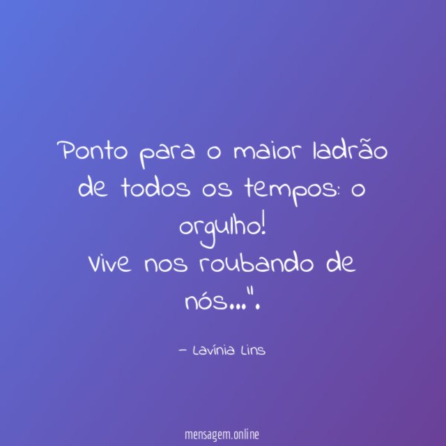Ponto para o maior ladrão de todos os tempos