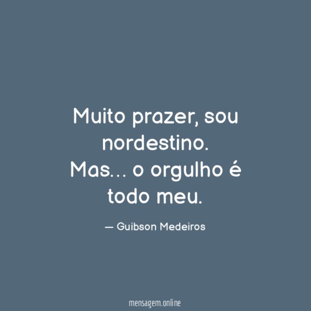 Muito prazer