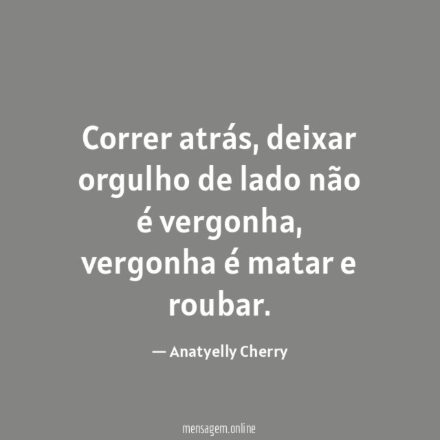 Correr atrás