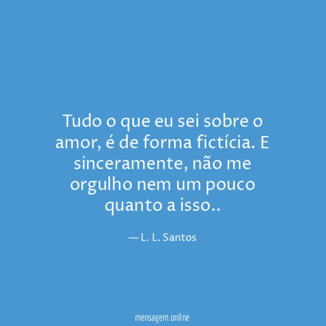 Tudo o que eu sei sobre o amor