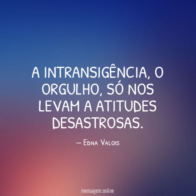 A intransigência