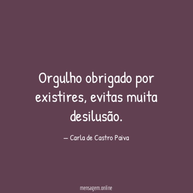 Orgulho obrigado por existires