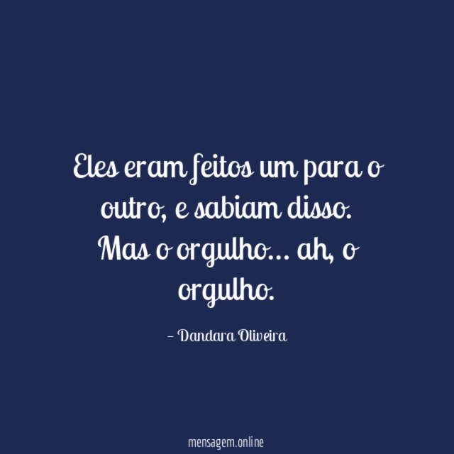 Eles eram feitos um para o outro