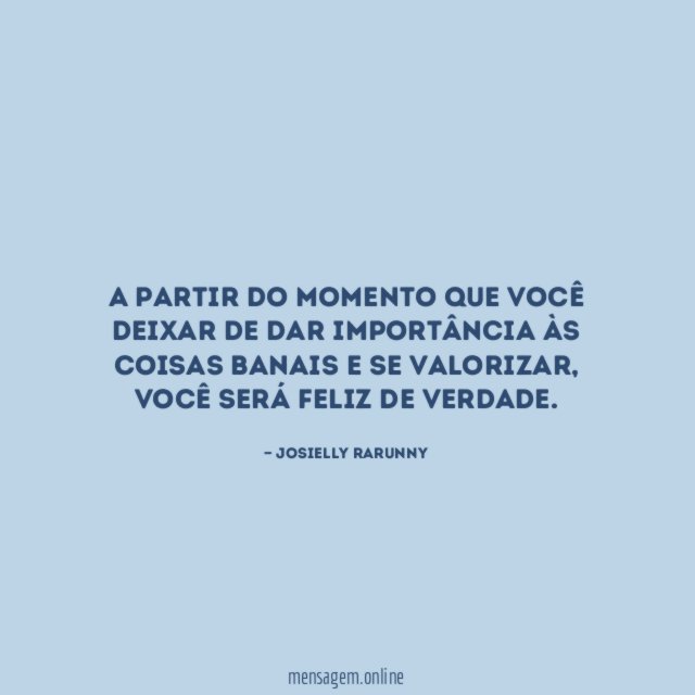 A partir do momento que você deixar de