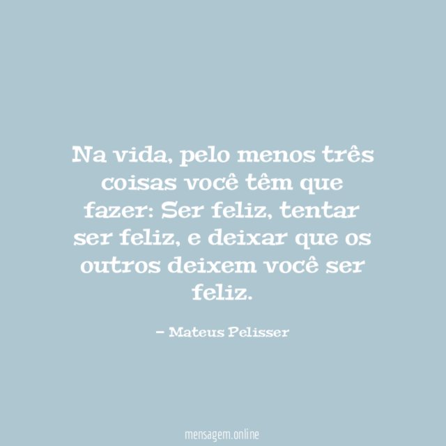 Na vida
