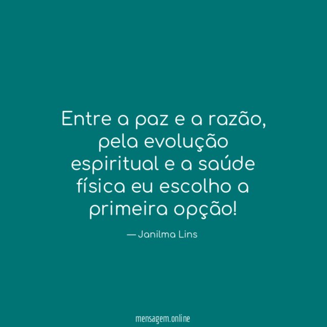 Entre a paz e a razão