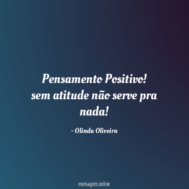 Pensamento Positivo