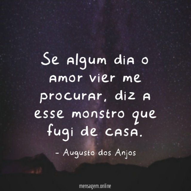 Se algum dia o amor vier me procurar