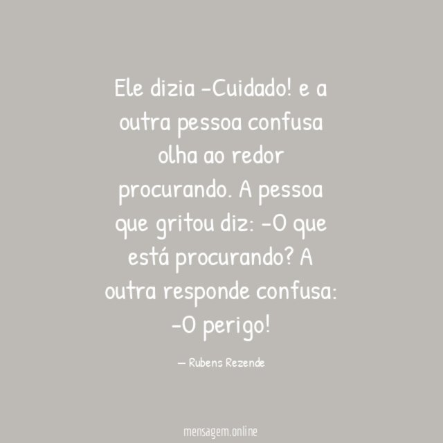 Ele dizia
