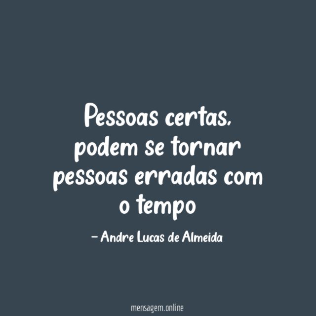 Pessoas certas