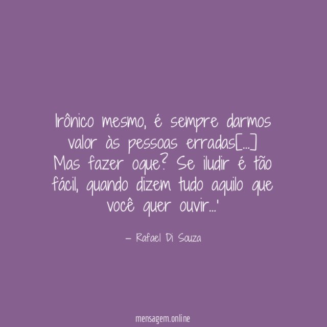 Irônico mesmo
