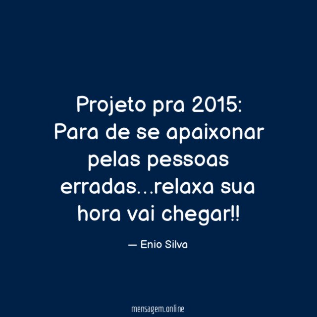 Projeto pra 2015