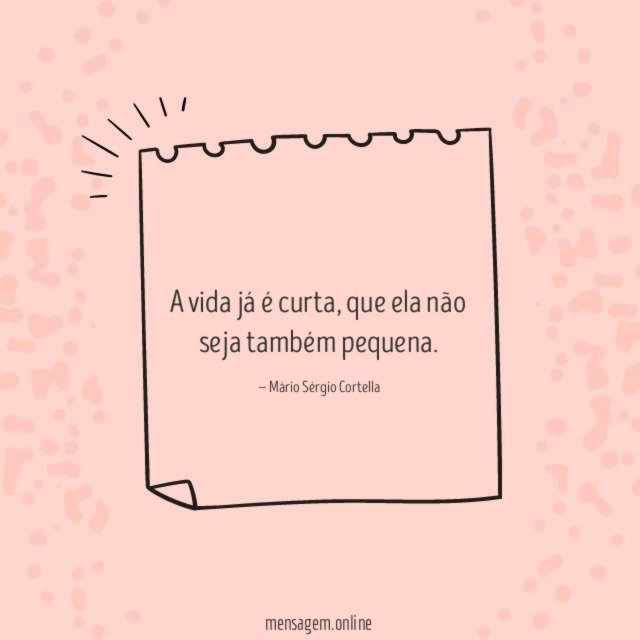 A vida já é curta