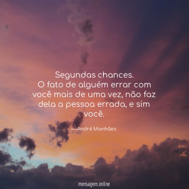 Segundas chances.
