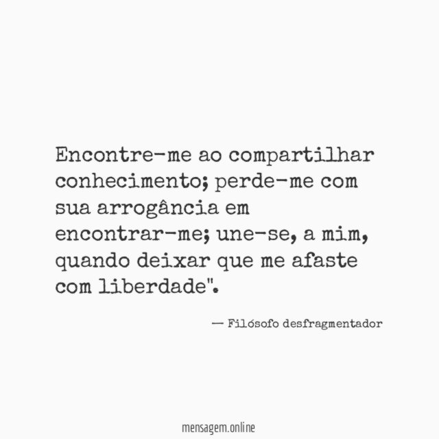 Encontre-me ao compartilhar conhecimento