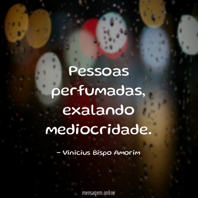 Pessoas perfumadas