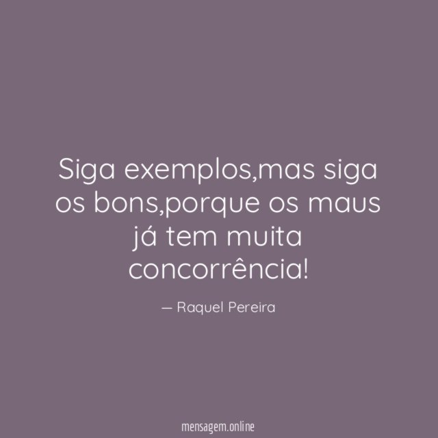 Siga exemplos