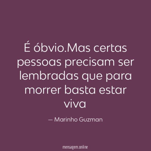 É óbvio