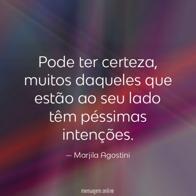 Pode ter certeza