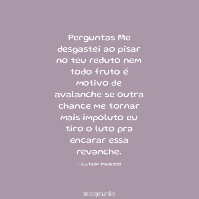 Perguntas