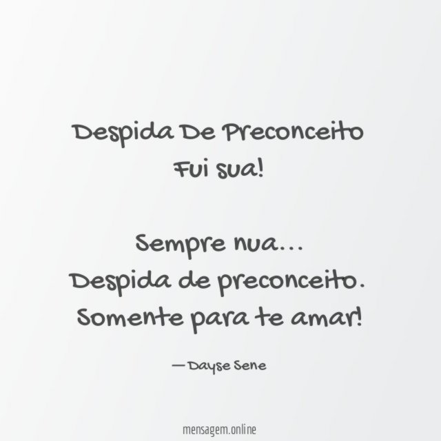 Despida De Preconceito