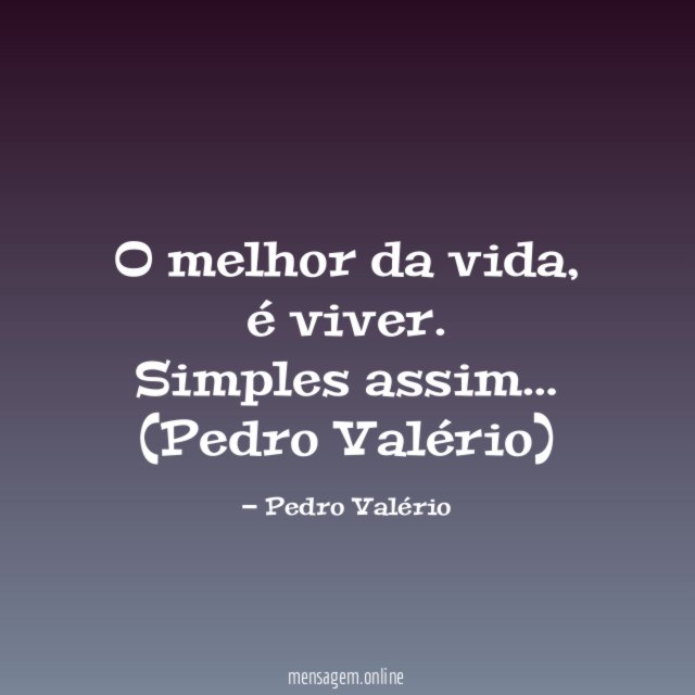 O melhor da vida