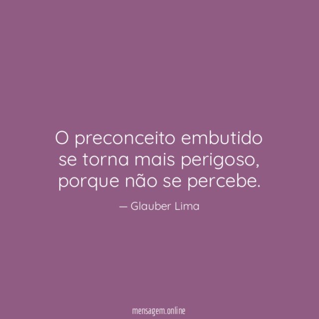 O preconceito embutido se torna mais perigoso