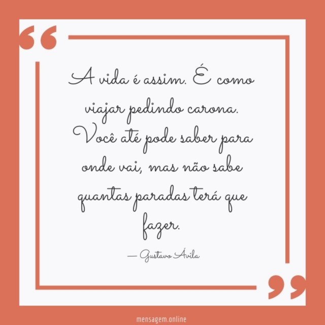 A vida é assim
