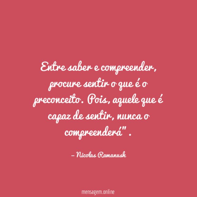 Entre saber e compreender