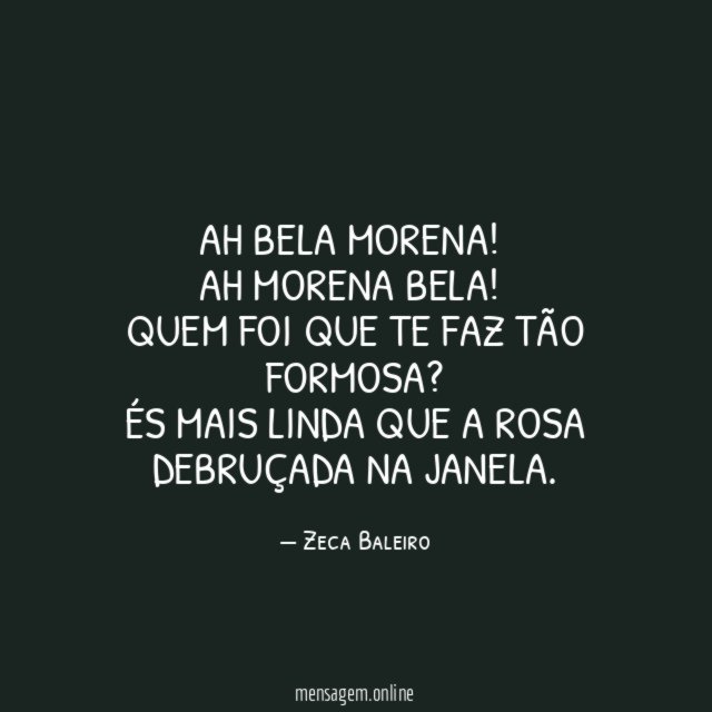 Ah bela morena