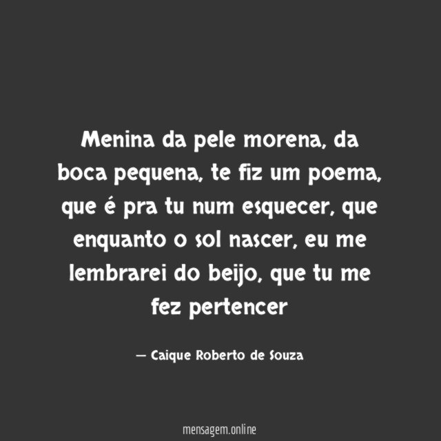 Menina da pele morena