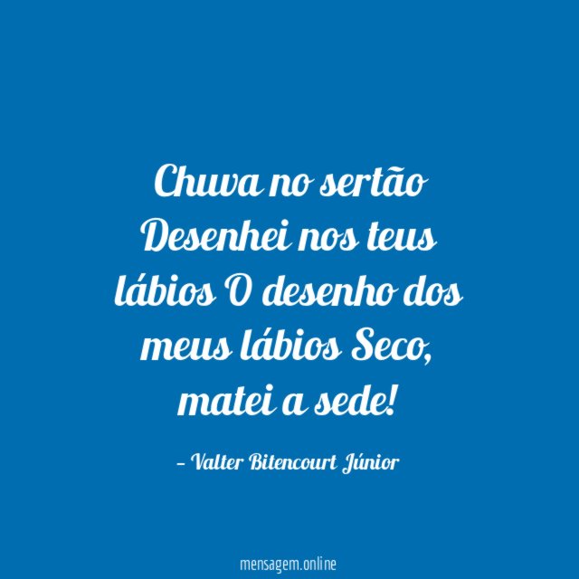 Chuva no sertão