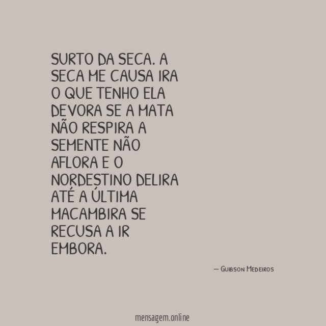 SURTO DA SECA.