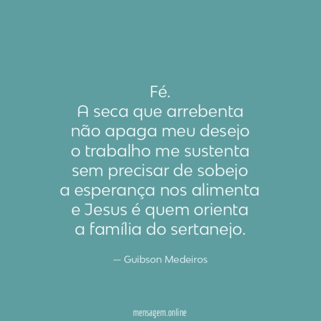 Fé.