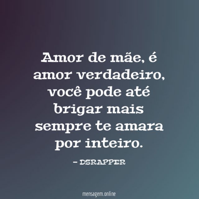 Amor de mãe