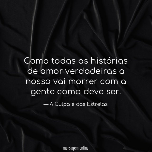 Como todas as histórias de amor verdadeiras a