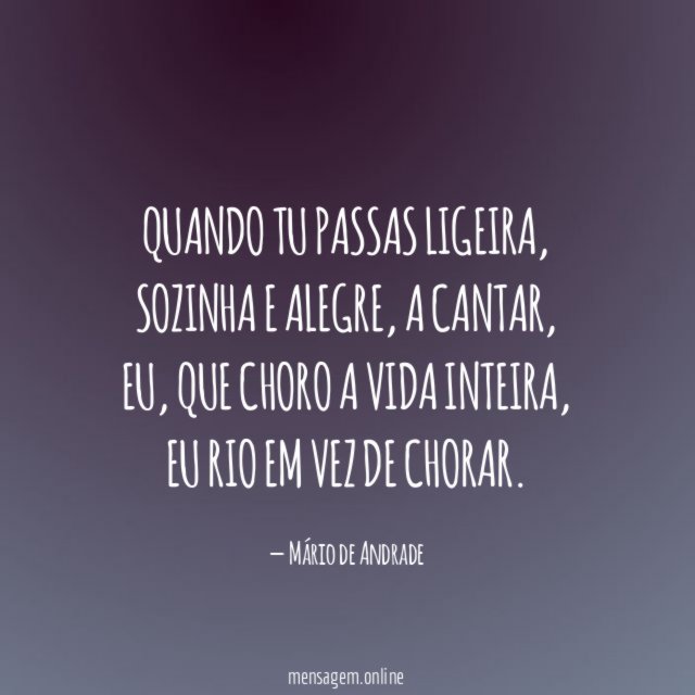 Quando tu passas ligeira
