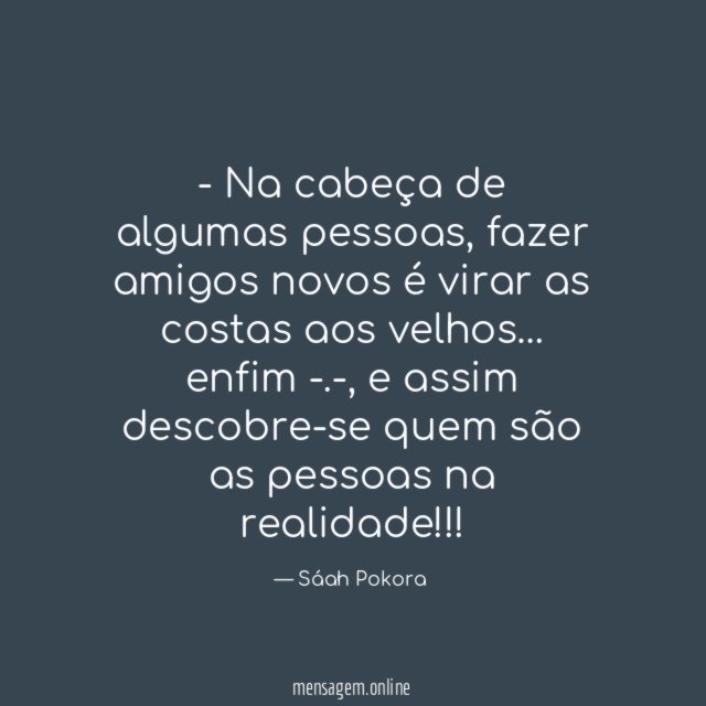 Na cabeça de algumas pessoas