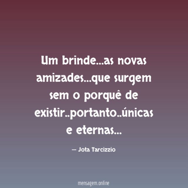 Um brinde