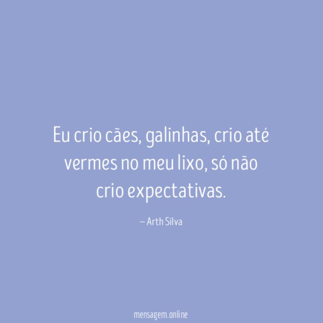 Eu crio cães