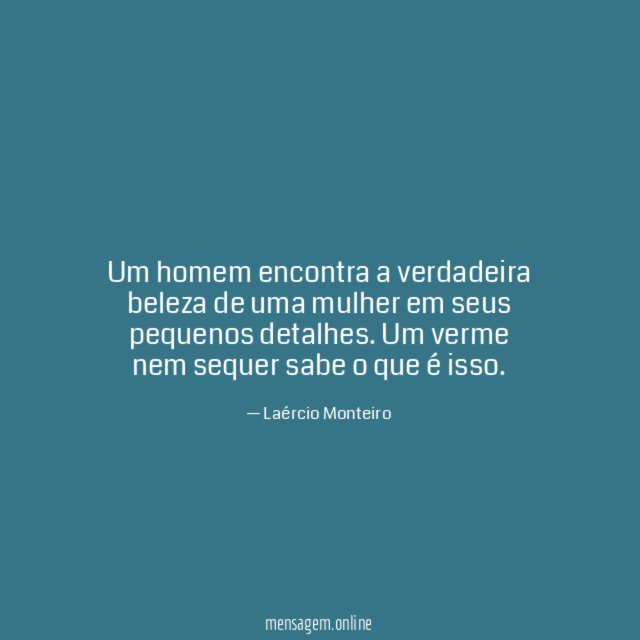 Um homem encontra a verdadeira beleza de uma