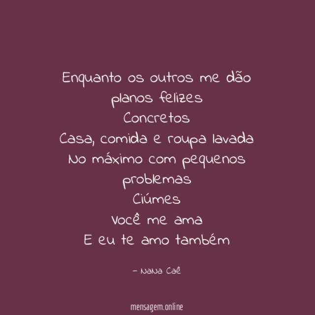 Enquanto os outros me dão planos felizes Concretos Casa