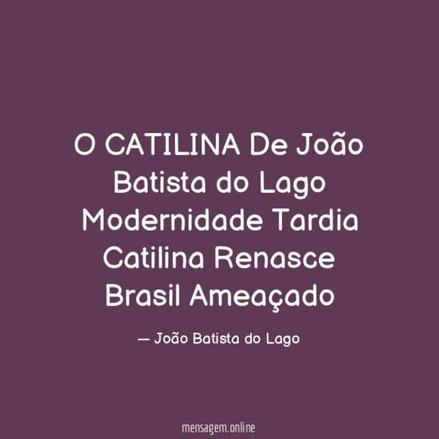 O CATILINA