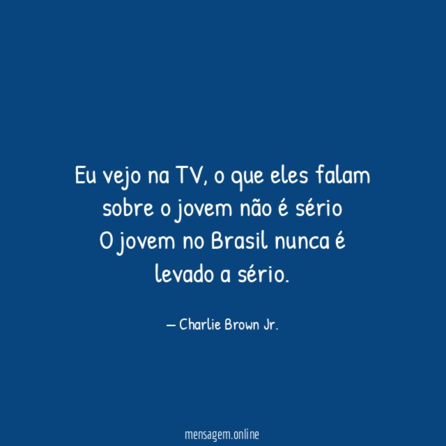 Eu vejo na TV