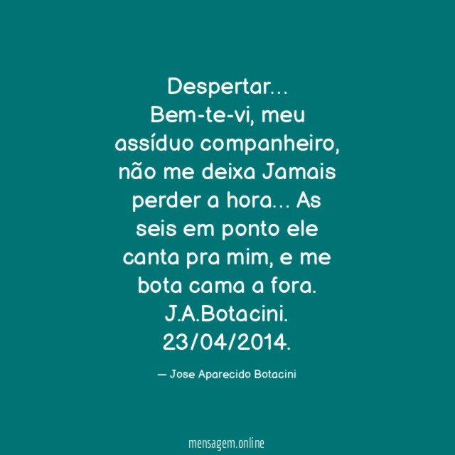 Despertar…
