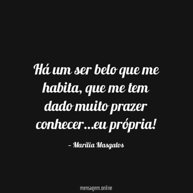 Há um ser belo que me habita