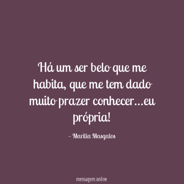 Há um ser belo que me habita