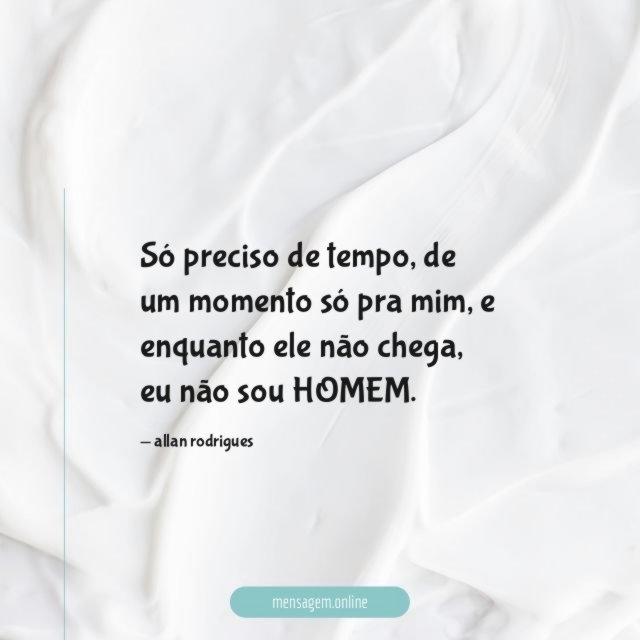 Só preciso de tempo